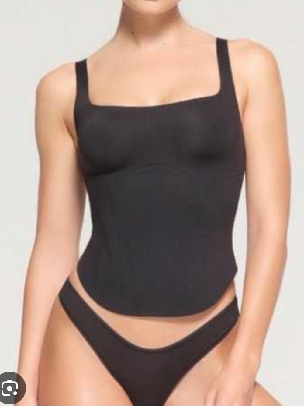 SKIMS Bonded Long Corset-S